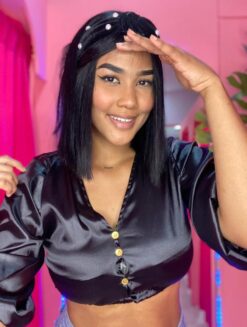 BLUSA CAMISERA CORTA